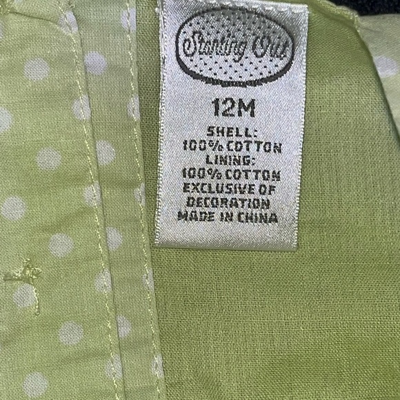 Starting out•Light Green Polka Dots Dress - Picture 3 of 11